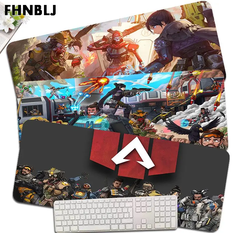 Резиновый игровой коврик для мыши APEX Legends XXL, настольные коврики для игр, коврик для клавиатуры, компьютерный коврик