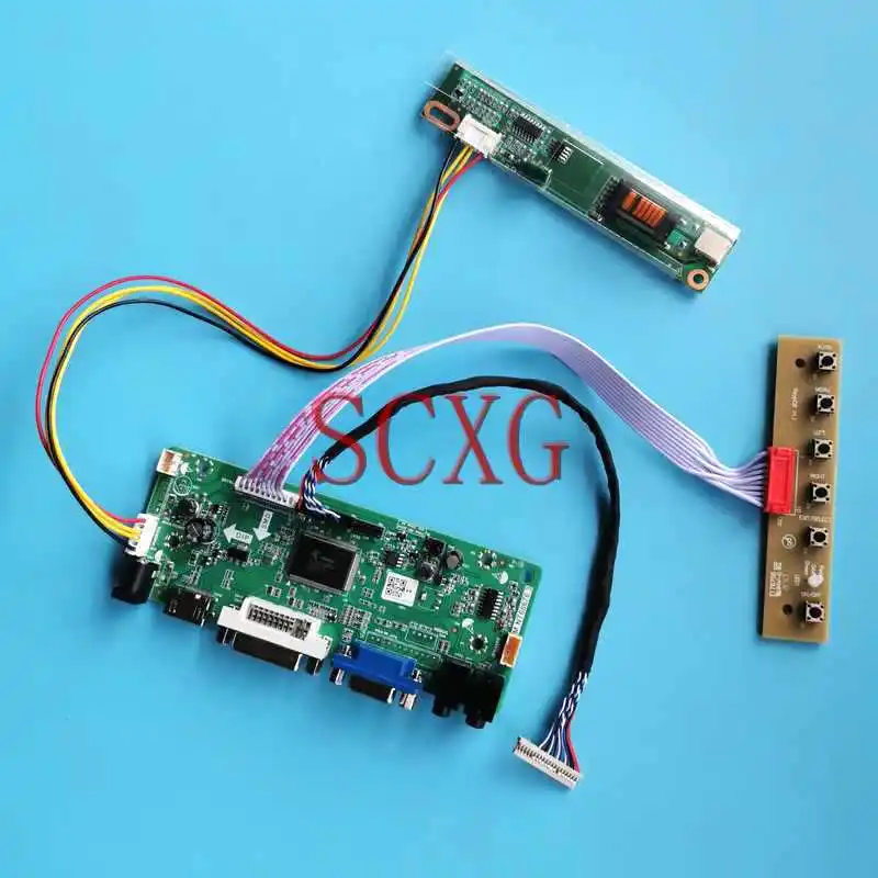 

Панель контроллера ЖК-дисплея, плата привода подходит для LTN141XC LTN141XD VGA DVI HDMI-Совместимость 1024*768 20 контактов LVDS 1-CCFL 14,1 ", комплект «сделай сам»