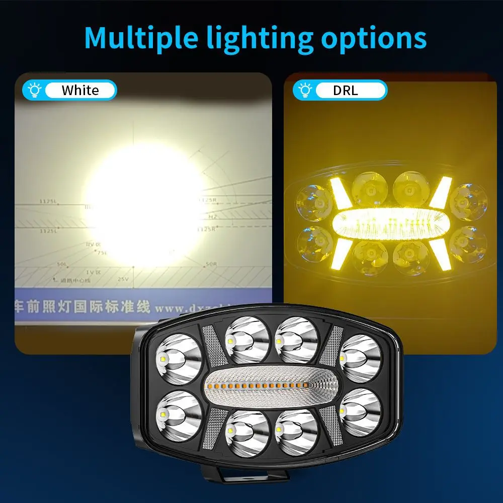 Противотуманные фары 10 дюймов 70 Вт 12 В для дальнего света лампы грузовика прицепа
