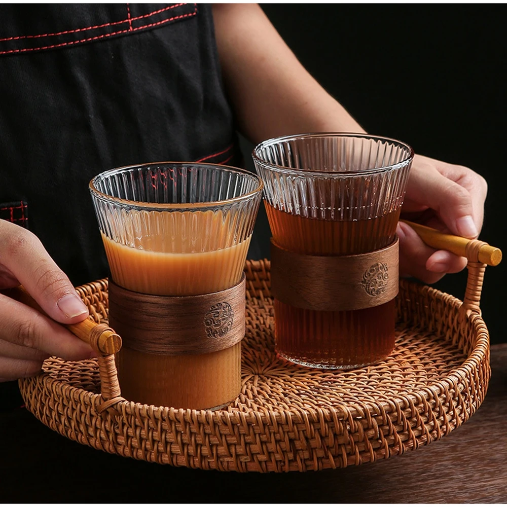 

320 мл вертикальные полосы ребристые бокалы в комплекте кофейные искусственные бокалы для коктейлей виски десертов