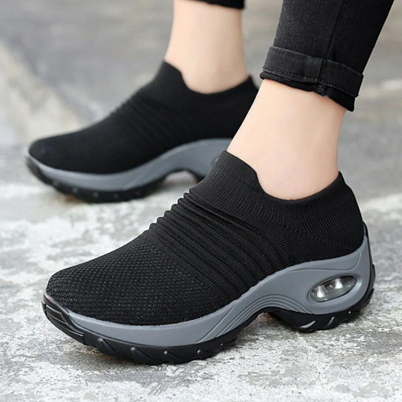 

Women's Shoes Sports Shoes Casual Air Cushion Outdoor Running Shoes Comfortable Athletic Training Footwear Platform Shoes