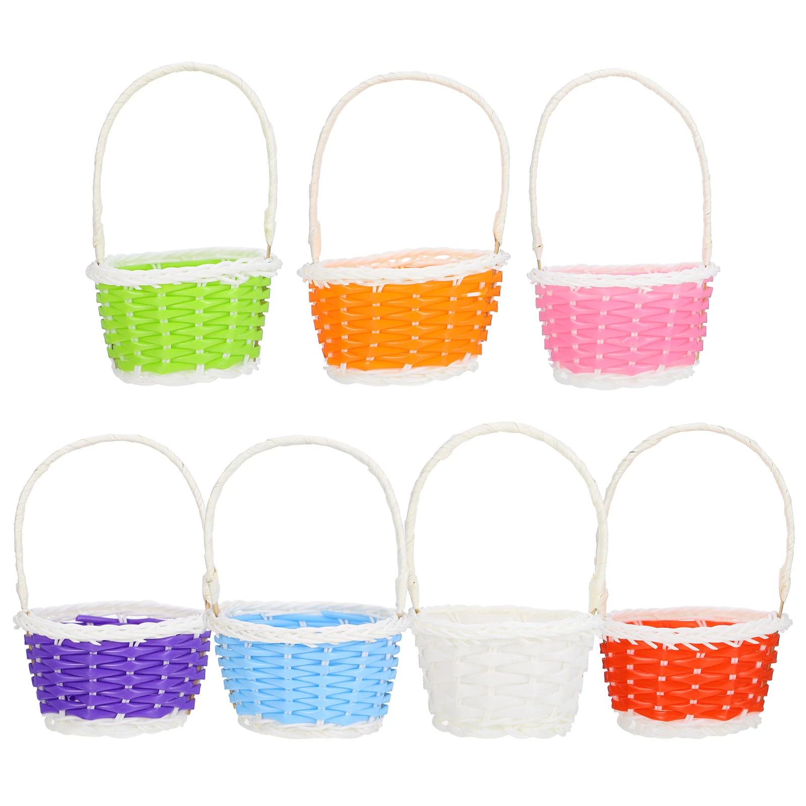 

Basket Baskets Storage Easter Woven Gift Wedding Flower Fruit Egg Mini Containerpicnic Box Holder Snack Kids Craft Candy Picking
