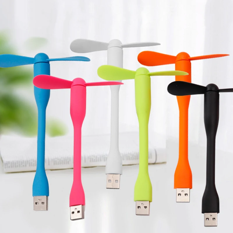 

Гибкий портативный мини-вентилятор Kindream с USB, светодиодный ночсветильник, лампа для внешнего аккумулятора, ноутбука, компьютера, USB-гаджеты