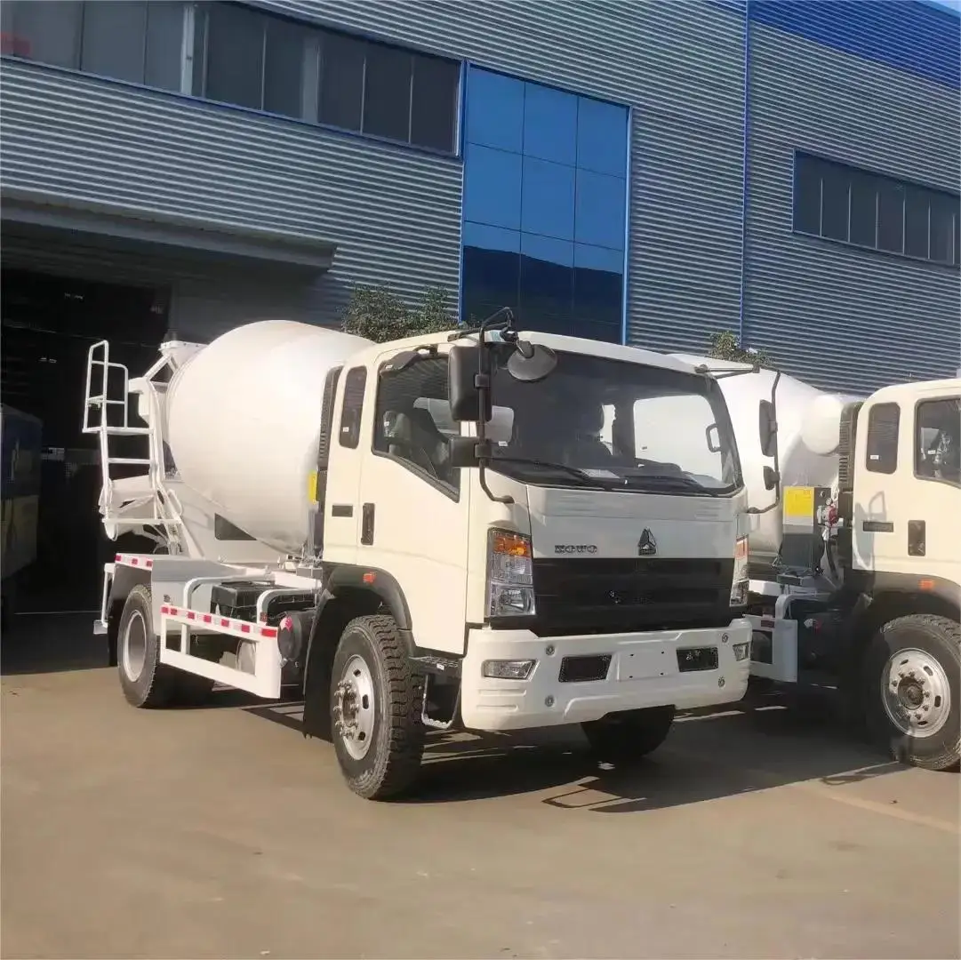 Цистерна для смесителя цемента 2023. Грузовик бетономешалки. Вантажівка