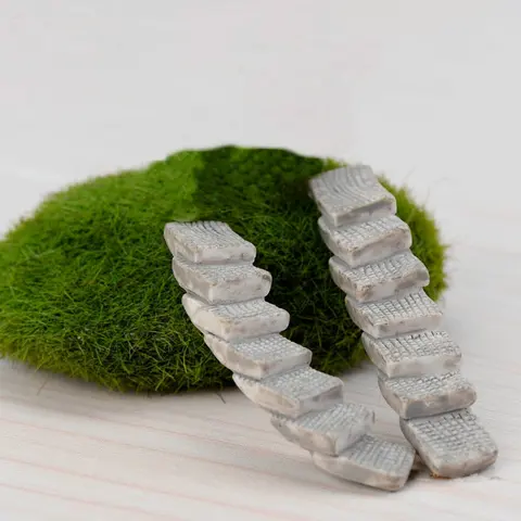 2 шт./лот, имитация изгиба лестницы и прямая лестница, микропейзаж, сделай сам, креативная лестница из смолы для украшения дома