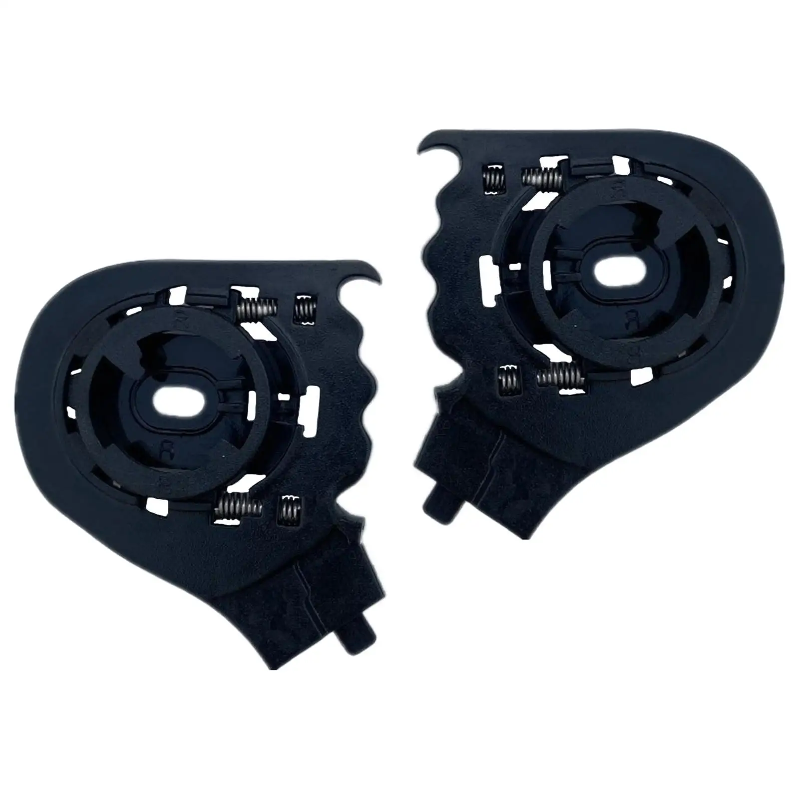 

2Pcs Motorcycle Helmet Lens Base Side Plates for LS2 of569 of578 Black