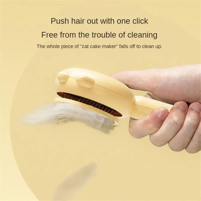 

Needle Comb Stainless Steel Removal Floating Hair Care Pet Dog Universal 140 ° Curved For Pet Home Pet Comb Mini Cleaning Brush