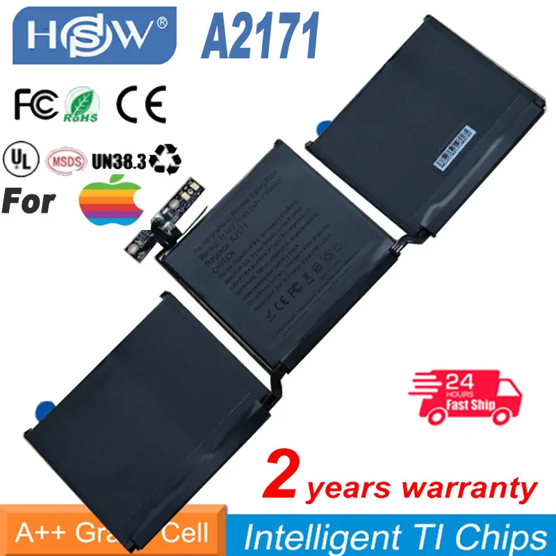 A2171 A2159 Аккумулятор для Apple MacBook Pro 13 дюймов 2020 A2289 EMC3456 3301 I5-8257U Core I7 1.7G MYDA2LL/A MXK62