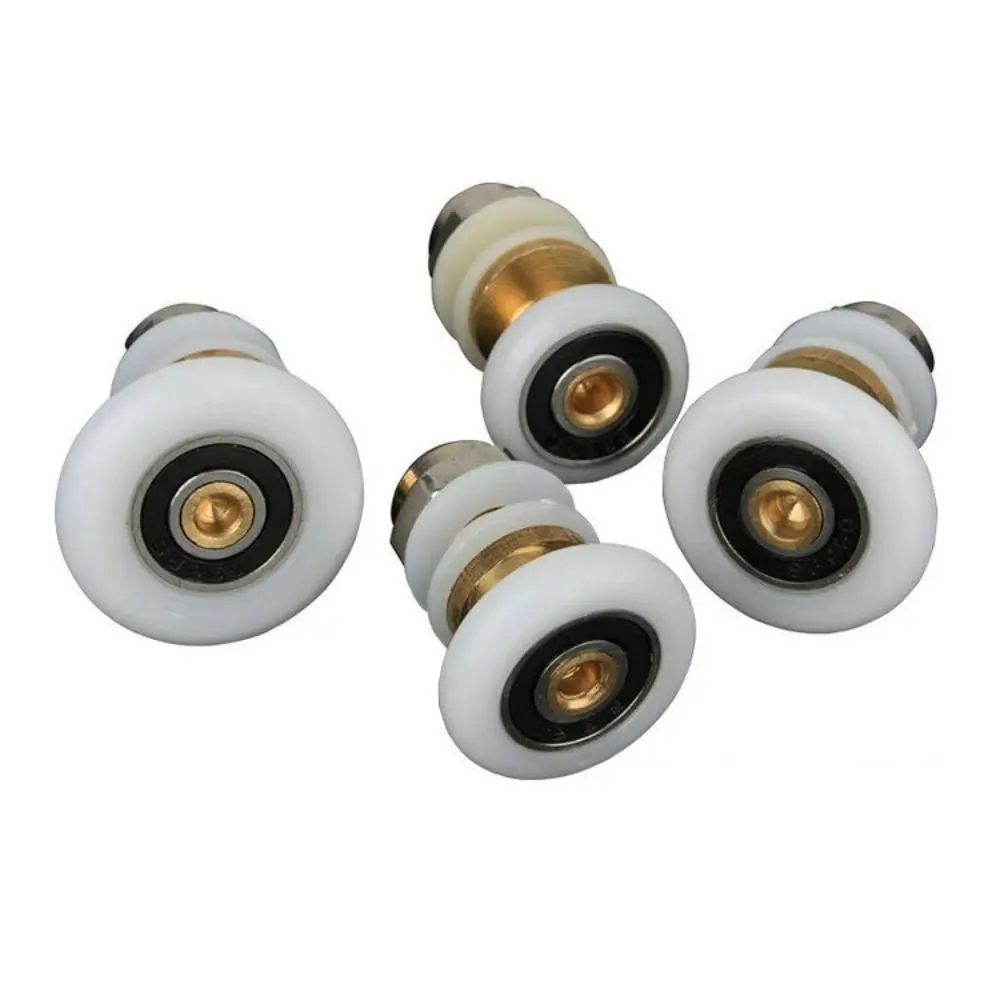 

PVC Shower Door Rollers New Single Wheel Replacement Parts Sliding Door Wheel Brass Shower Trays Runners Wheels Bath Room