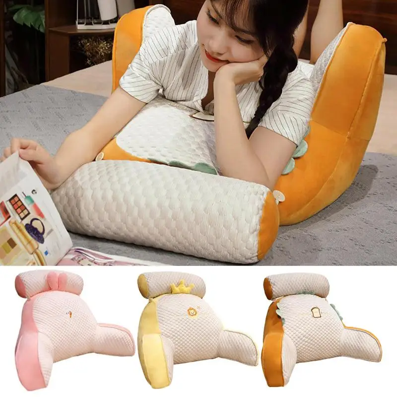 

Back Pillow For Sitting Sit Up Wedge Rest For Back Support Fluffy Detachable Sitting Pillow Bed Chair Arm Pillow Bed Wedge