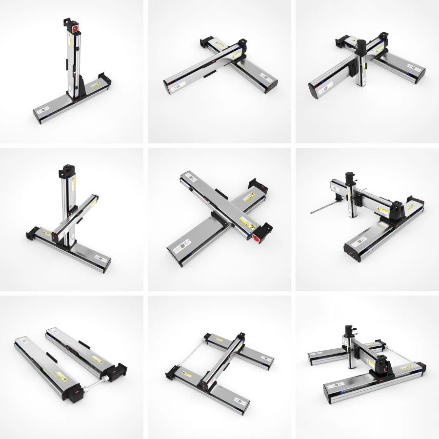 JFJK110 высокоэффективный XYZ осевой ремень движения линейная направляющая CNC gantry robot