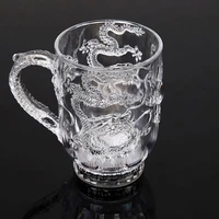 led flash magic color changing dragon cup water activated light up beer coffee milk tea wine whisky bar mug travel gift