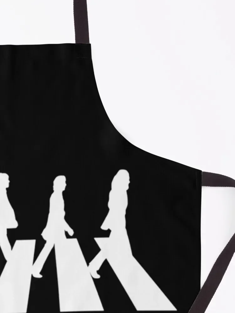 Abbey Road минималистичный белый фартук с трафаретом предметы домашнего обихода