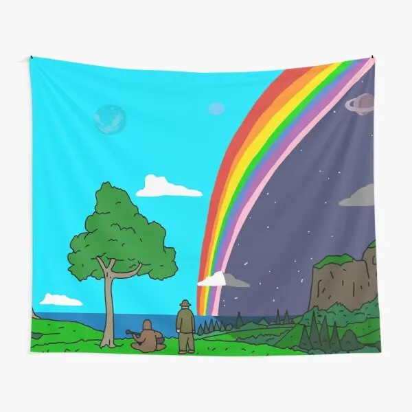 

Big Lez Show Landscape Tapestry Bedroom Towel Blanket Beautiful Bedspread Printed Colored Yoga Living Hanging Art Mat Room