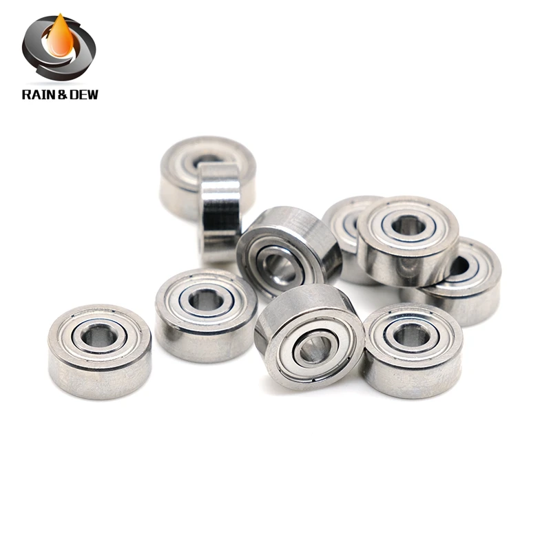 10Pcs High Speed Bearing 623ZZ Ball Bearing ABEC-9  3x10x4mm Miniature 623-2Z Ball Bearings 623 ZZ