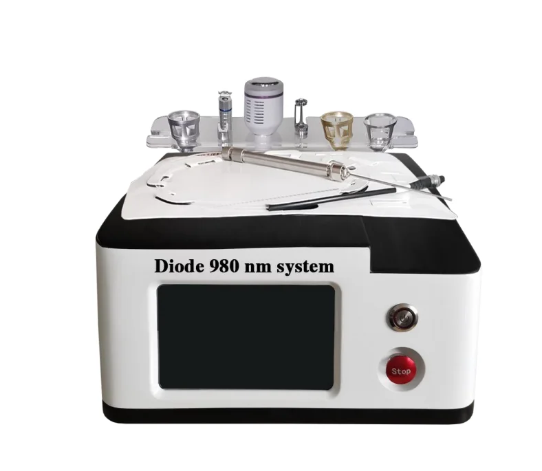 

60W 980nm Diode Laser Machine Nail Fungus Removal Spider Vein Removal Physical Therapy and Lipolaser Reduce Cellulite on Sale