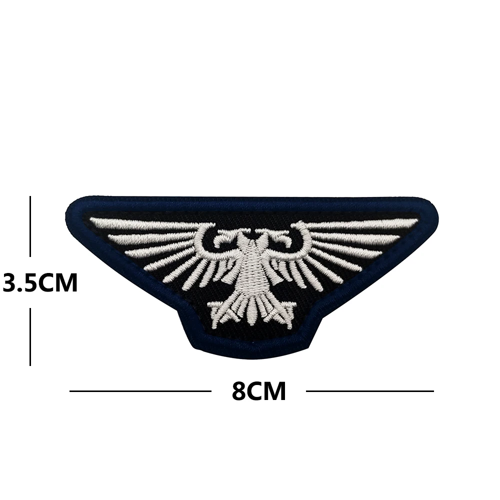 Warhammer 40k медаль золотая нить вышитая повязка на руку двухсторонняя эполета орла