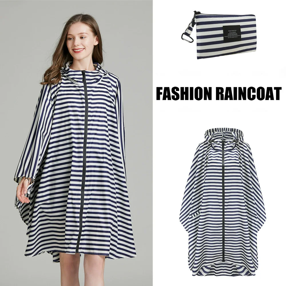 Взрослый водонепроницаемый плащ из полиэстера