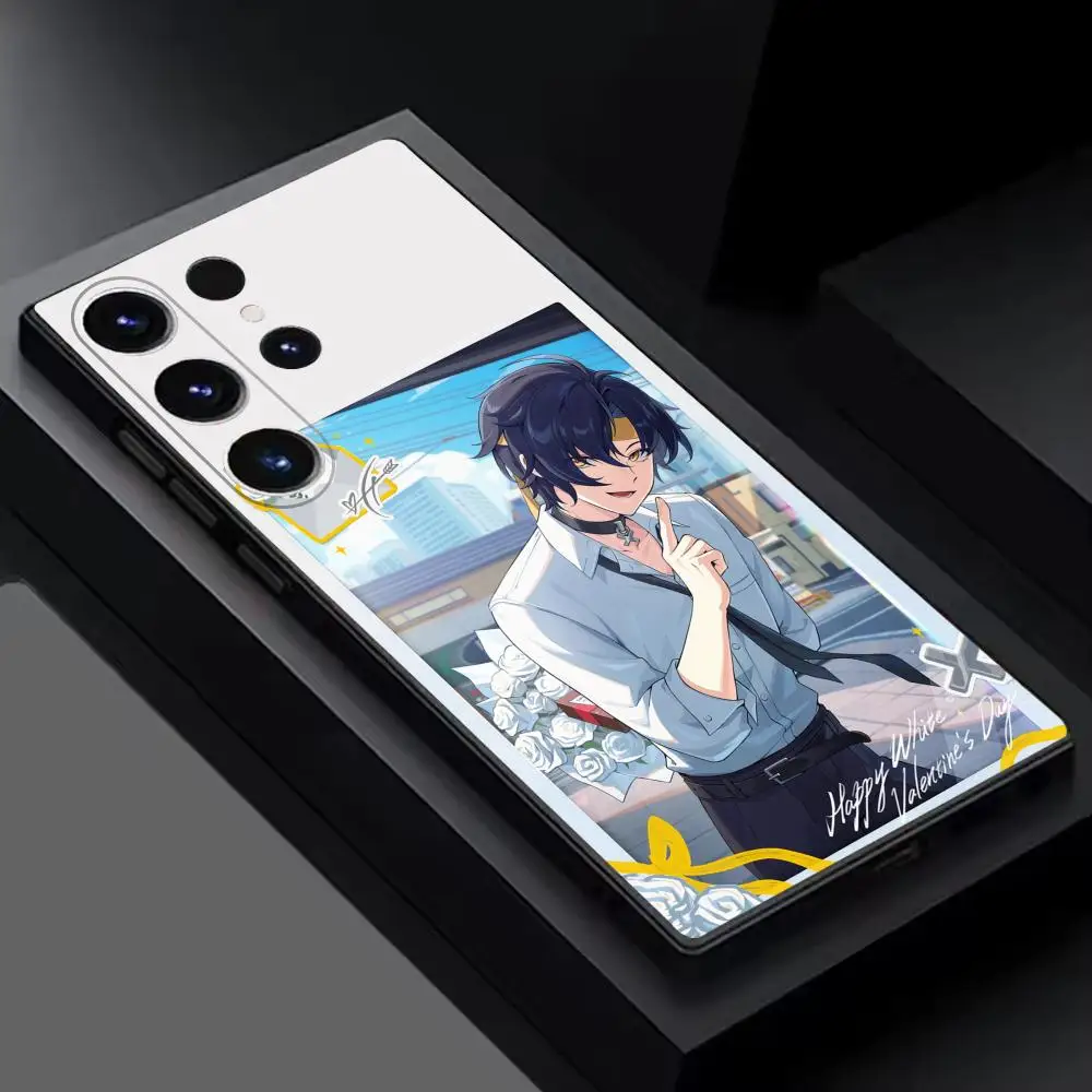 Фото Чехол для телефона Hot Game ZZZ Asaba Harumasa для Samsung Galaxy S26 S25 S24 S23 S22 S21 Plus Ultra Note20, мягкий, черный №3