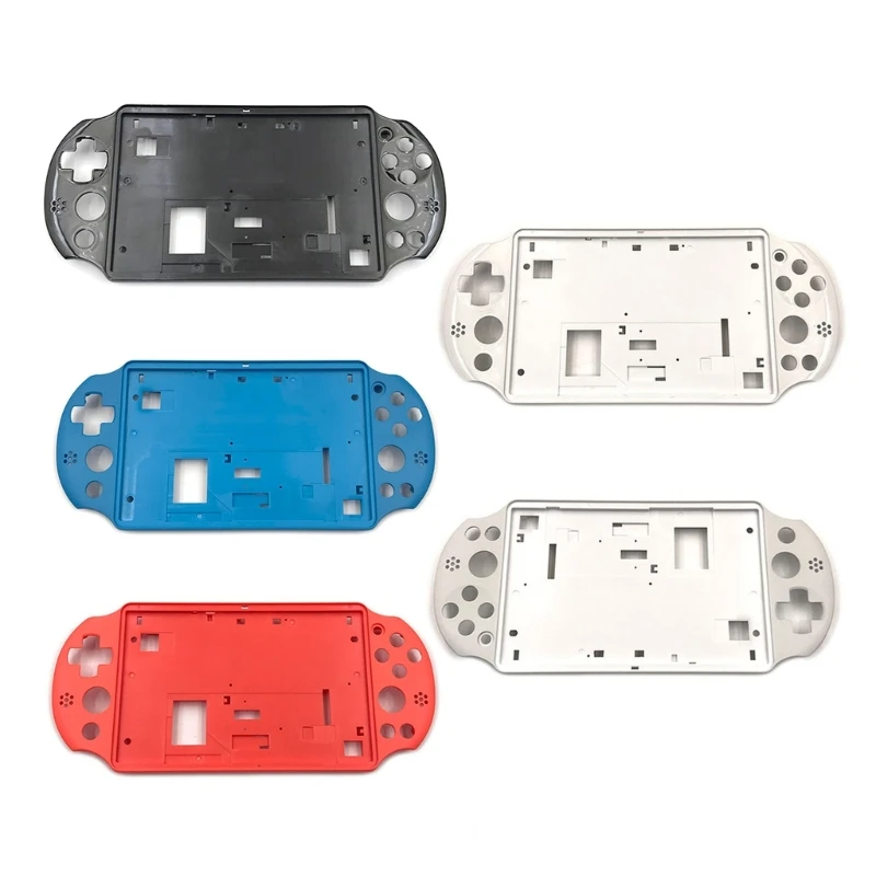 

594A Game Console Front Lcd Frame Back Cover Plastic Housing Replacement Repair-Parts Suitable for Psvita2000 Slim