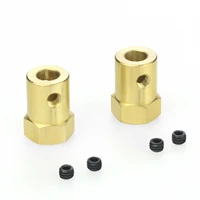 12mm combiner rc car fittings replacement for wpl b14 b16 b24 b36 c14 c24 mn d90 d91 material brass color gold diameter12mm 18mm
