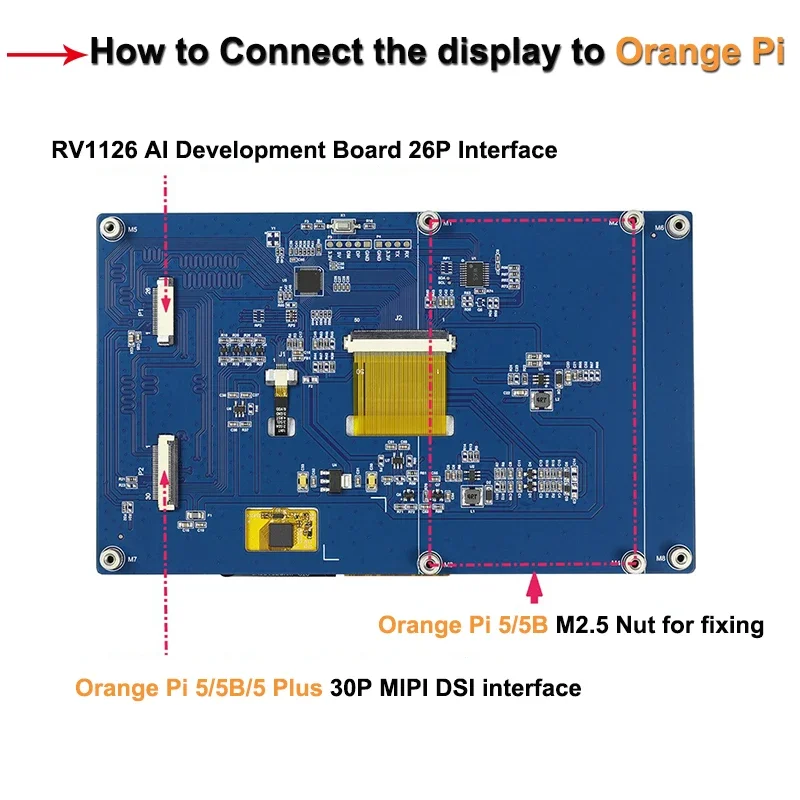 Фото Orange Pi 5 7,0 