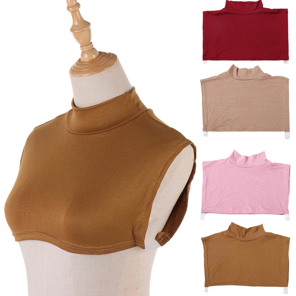 

new autumn fake Collar modal Windproof Half Collar men women Round Neck Square Bottoming Clothing Accessories corbatas