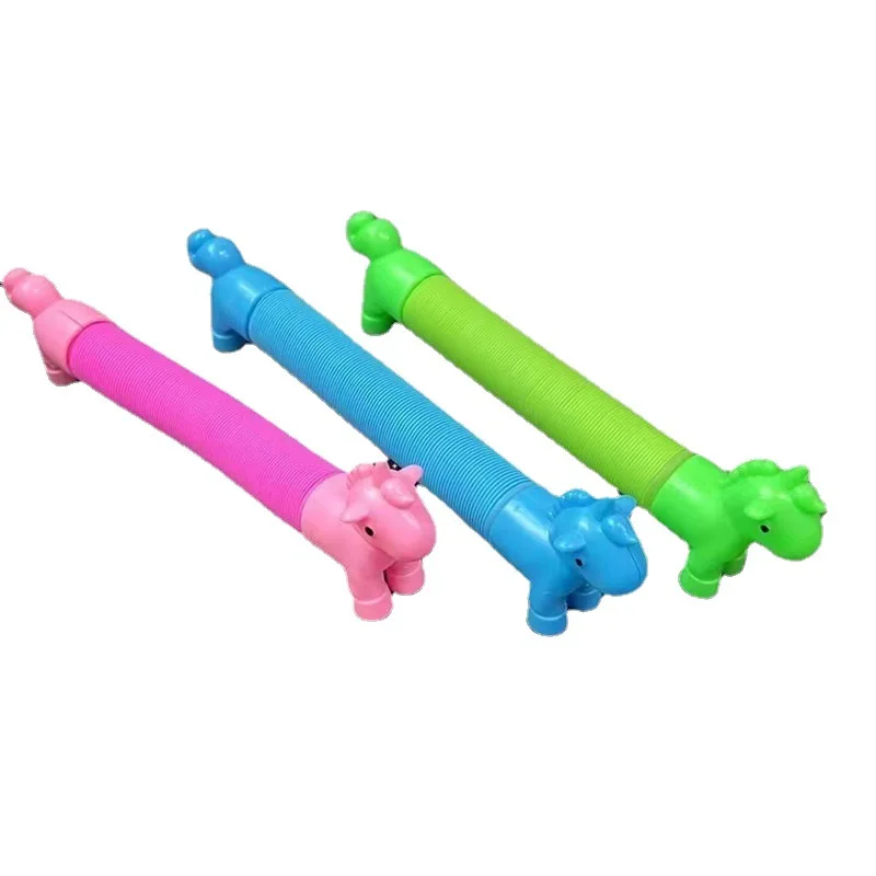 Светодиодные Пружинные трубки игрушки-антистресс светящиеся разнообразные