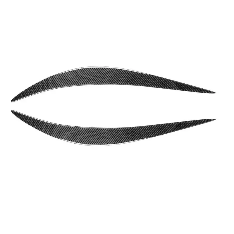 

Soft Real Carbon Fiber Headlight Eyebrow Decoration Strip Headlamp Eyelids Sticker Trim Accessories ForInfiniti Q50