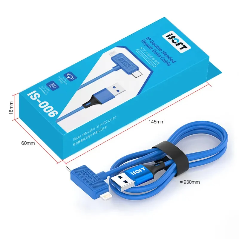ISOFT IS-006 Ремонтный кабель для iPhone iPad Режим автоматического восстановления DFU Online