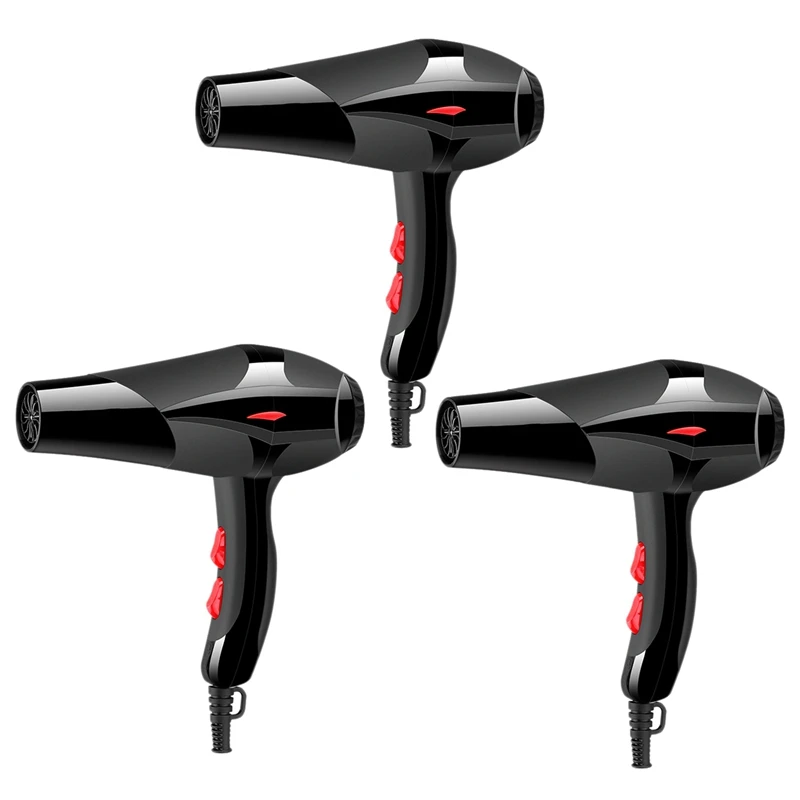 

Профессиональный фен для волос, 3 скорости, 1000 Вт, европейская вилка