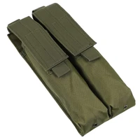 p90ump tactical molle double magazine pouch military paintball airsoft accessories edc hunting vest bag holder mag pouches