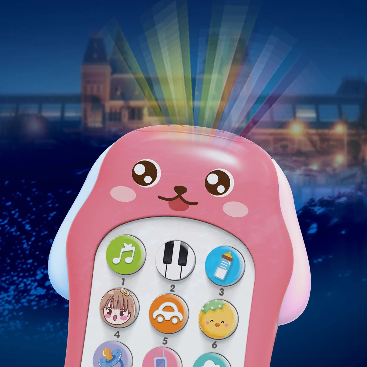 Детская игрушка Гутта-перча меняющая лицо музыка детские игрушки артефакт для