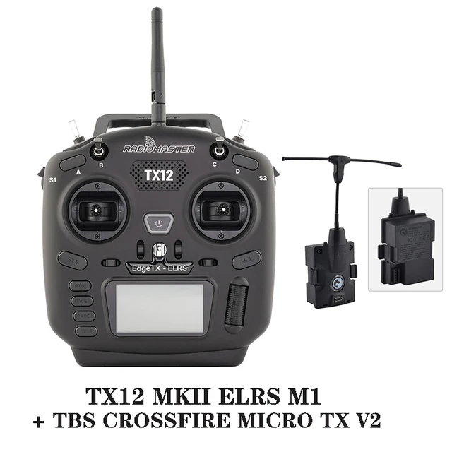 RadioMaster TX12 MKII ELRS + TBS Crossfire Micro TX V2
