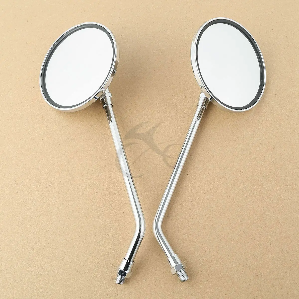 

Chrome Side Back Rear View Mirrors Fit For HONDA CB1000 CB500 CB650 CB750 CB900