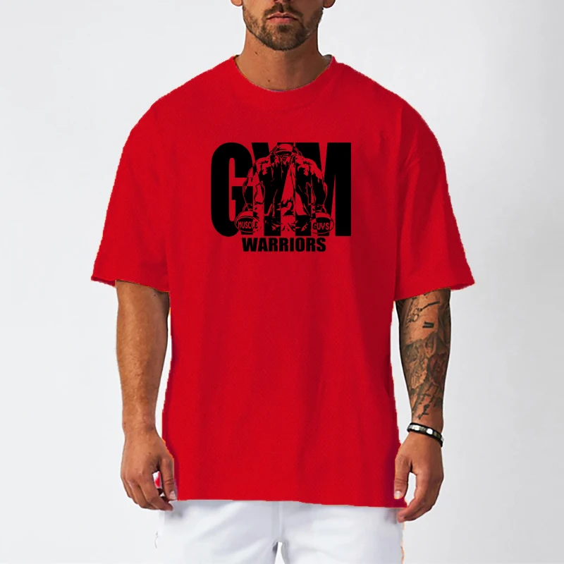 

Men's Breathable Quick-drying Short-sleeved T-shirt Summer Sweat-absorbing Running Loose Top