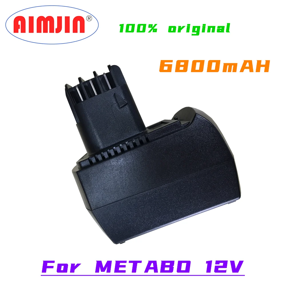 

12V 6.8Ah Ni-MH Replacement Power Tool Battery for METABO 6.02151.50 BZ12SP BS 12 SP, BSZ 12, BZ 12 SP, SSP ULA96 Free Shipping