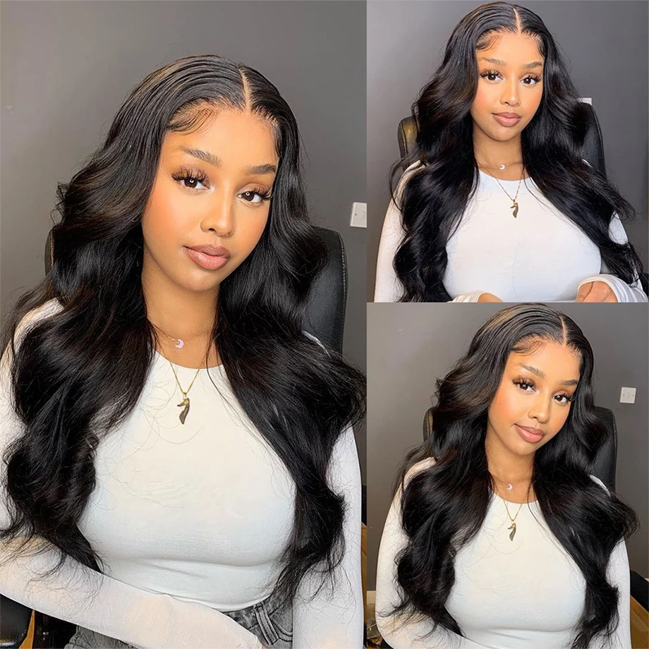 

HD Transparent Lace Frontal Wig T Part Body Wave Lace Front Wig Remy Brazilian 26 28 Inch Long Wavy Body Wave Human Hair Wigs