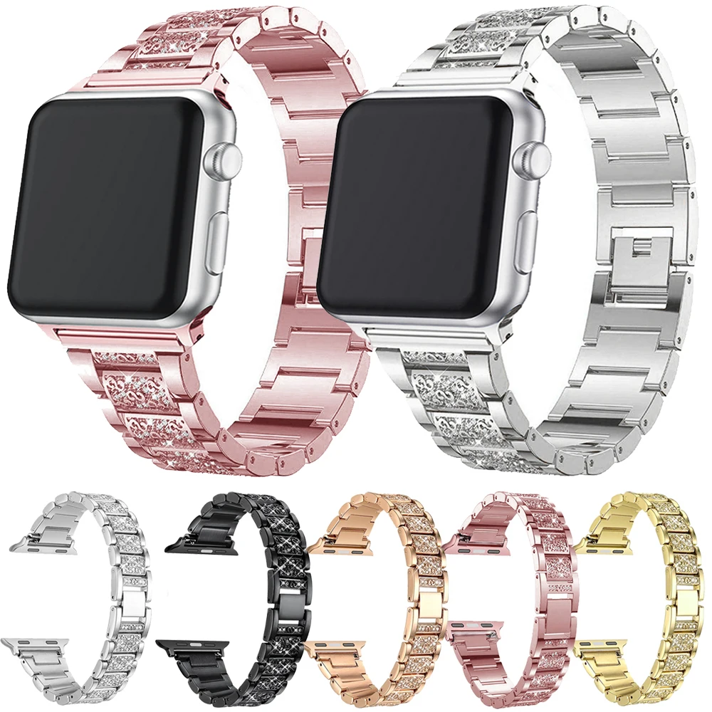 

Ремешок металлический для Apple Watch Band Ultra 8 49 мм 44 мм 40 мм 41 мм 45 мм