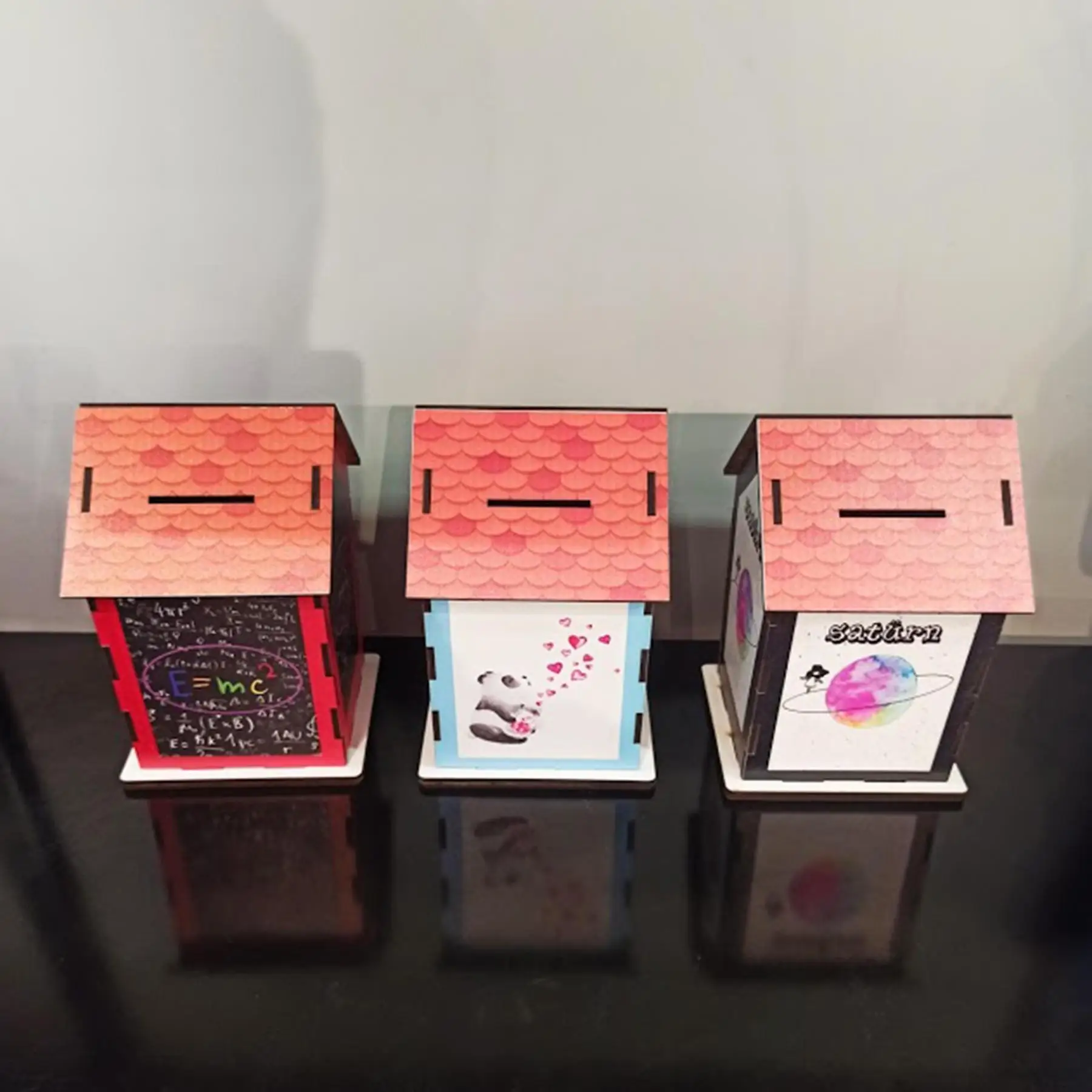 

Wooden Piggy Bank Decorative Gift