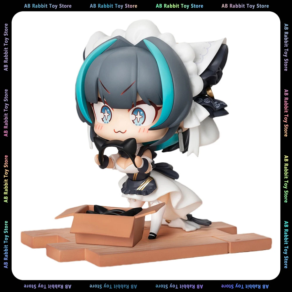 

8cm Azur Lane Anime Figures Juus Time Apex Hms Cheshire Figure Maid'S Outfit Figurine Pvc Statue Model Doll Collectible Gifts