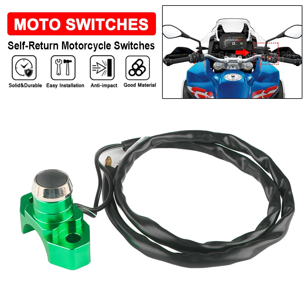 

Motorcycle Engine Kill Switch Starter Switch Universal For Electric Start Or Carbureted Off-road Motorcycles ATV Scooters Quard