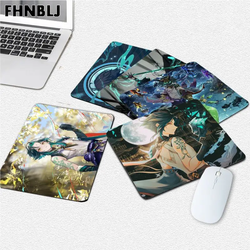 

Anime Xiao Genshin Impact DIY Table Mat Student Mousepad Computer Keyboard Pad Games Pad Desk Mat Writing Desk Mats