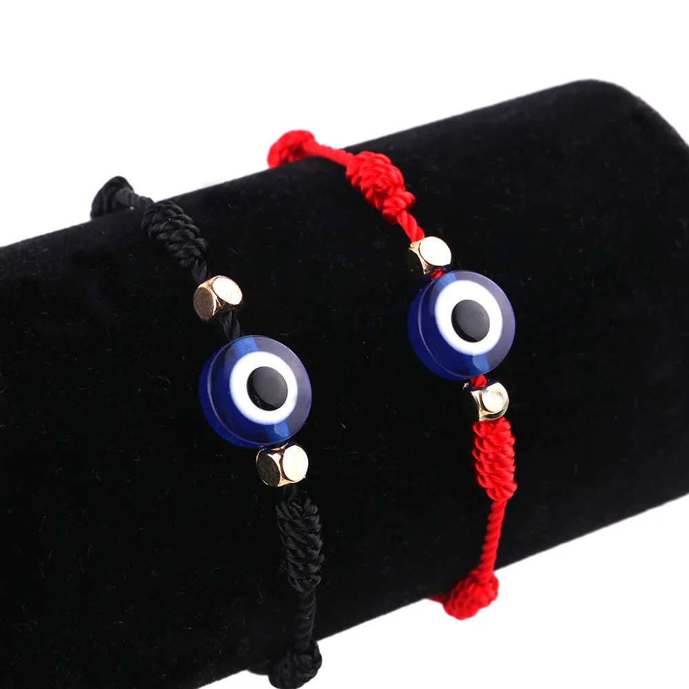 

Женский плетеный браслет, красная нейлоновая нить, слон, рука Фатимы, очаровательные Парные браслеты и цепочки, ювелирные изделия