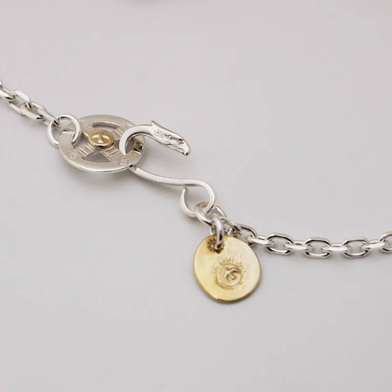 One Break Handmade Takahashi Wu Lang 925 Pure Copper Claw Feather Necklace Set in Stock |