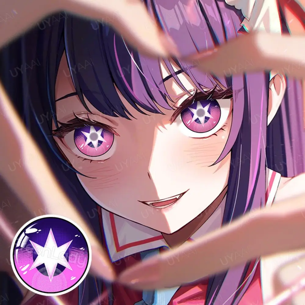 COLORCON 1 пара контактных линз серии Hoshino аниме контактные линзы для косплея