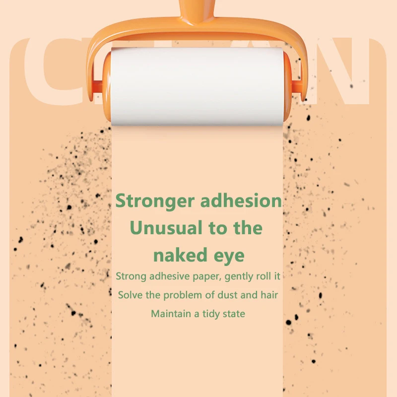 Разрываемая рулонная бумага для волос липкий валик удаления пыли щетка шерсти