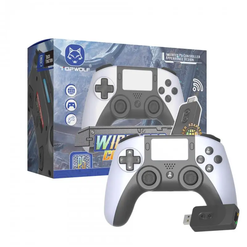 

Беспроводной игровой контроллер DualSense для PS5, геймпад с Bluetooth, аксессуары для PS4 с ПК-приемником