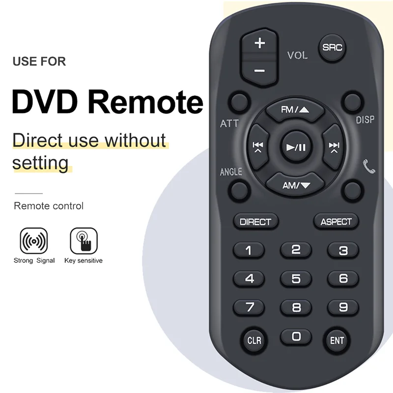 Пульт дистанционного управления для приемника JVC DVD/CD/USB KW-M450BT/KW-V21BT/KWV21BT/KWV12 KW-M25T/KWV11
