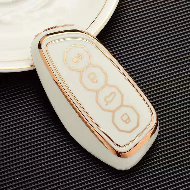 

Для НОВЫЙ новый Haval F7 2024 2025 чехол для автомобильного ключа ТПУ 4 кнопки H5 H9 защитный чехол для пульта дистанционного управления прочные аксессуары